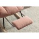 thumbnail image 5 of Silla basculante de ocio de tela de peluche con taburete ajustable, silla basculante de guardería, 5 of 5