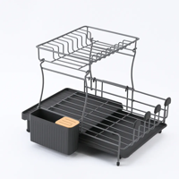 Genérico - Escurridor Con Bandeja Extensible 2 Niveles