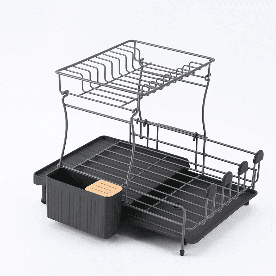 Genérico - Escurridor Con Bandeja Extensible 2 Niveles