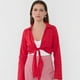 thumbnail image 3 of Blusa Mujer Camisera Amarras Rojo Corona, 3 of 5