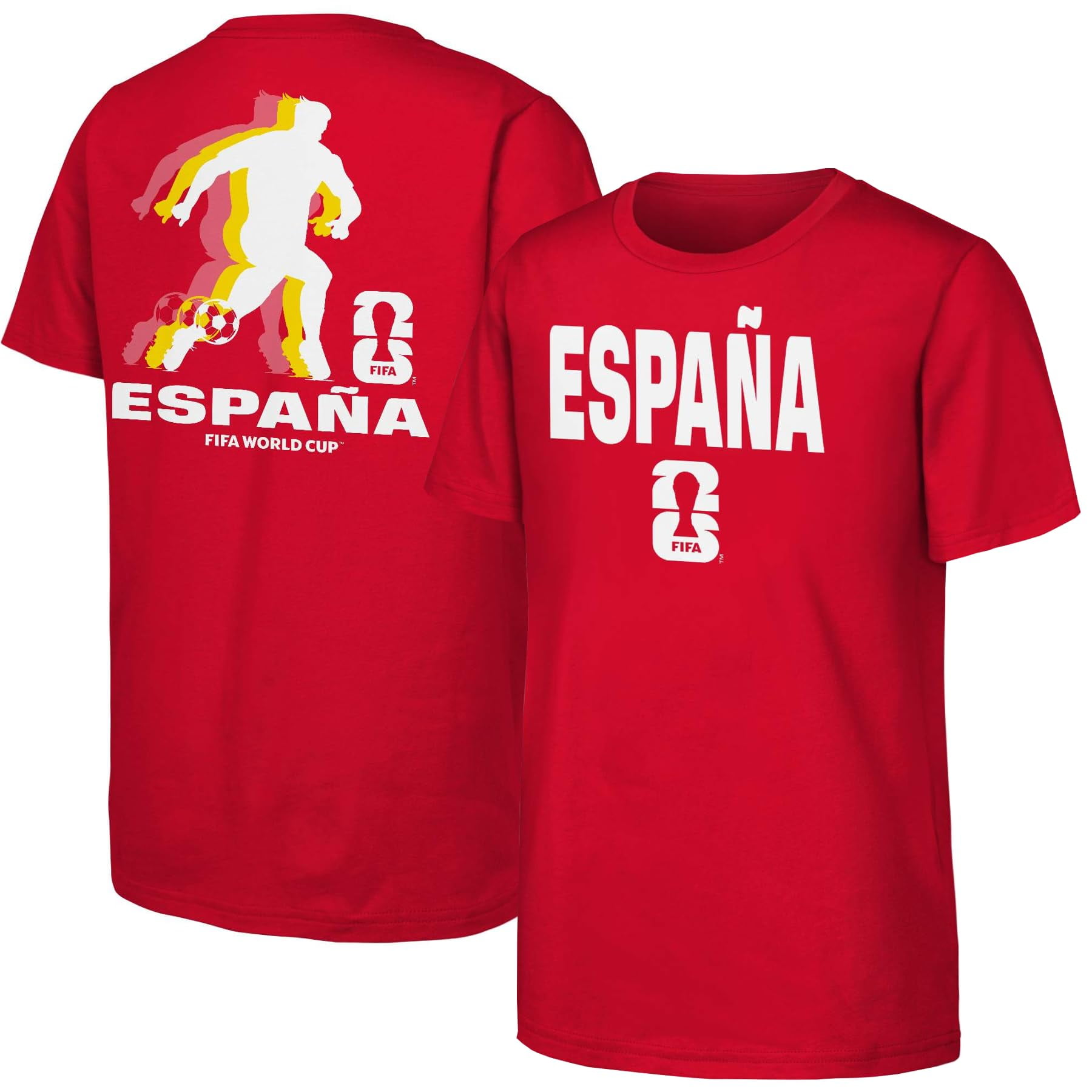 Camiseta Outerstuff Fifa World Cup 2026 España Juvenil Roja