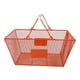 thumbnail image 2 of Canasto De La Compra Con Asas Canasto De Almacenamiento Para Tienda De Comestibles Al Por Menor Cocina Naranja, 2 of 3