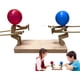 thumbnail image 1 of Globo Bamboos Man Battle, Juego de batalla de robots de madera para 2 jugadores, Batalla de globos de ritmo rápido con 50 globos, Juego de fiesta grupal para adultos, El mejor juego de mesa de choque, 1 of 7