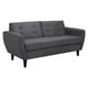 thumbnail image 2 of Sofa Bote 3c Felpa 00 Gris, 2 of 6
