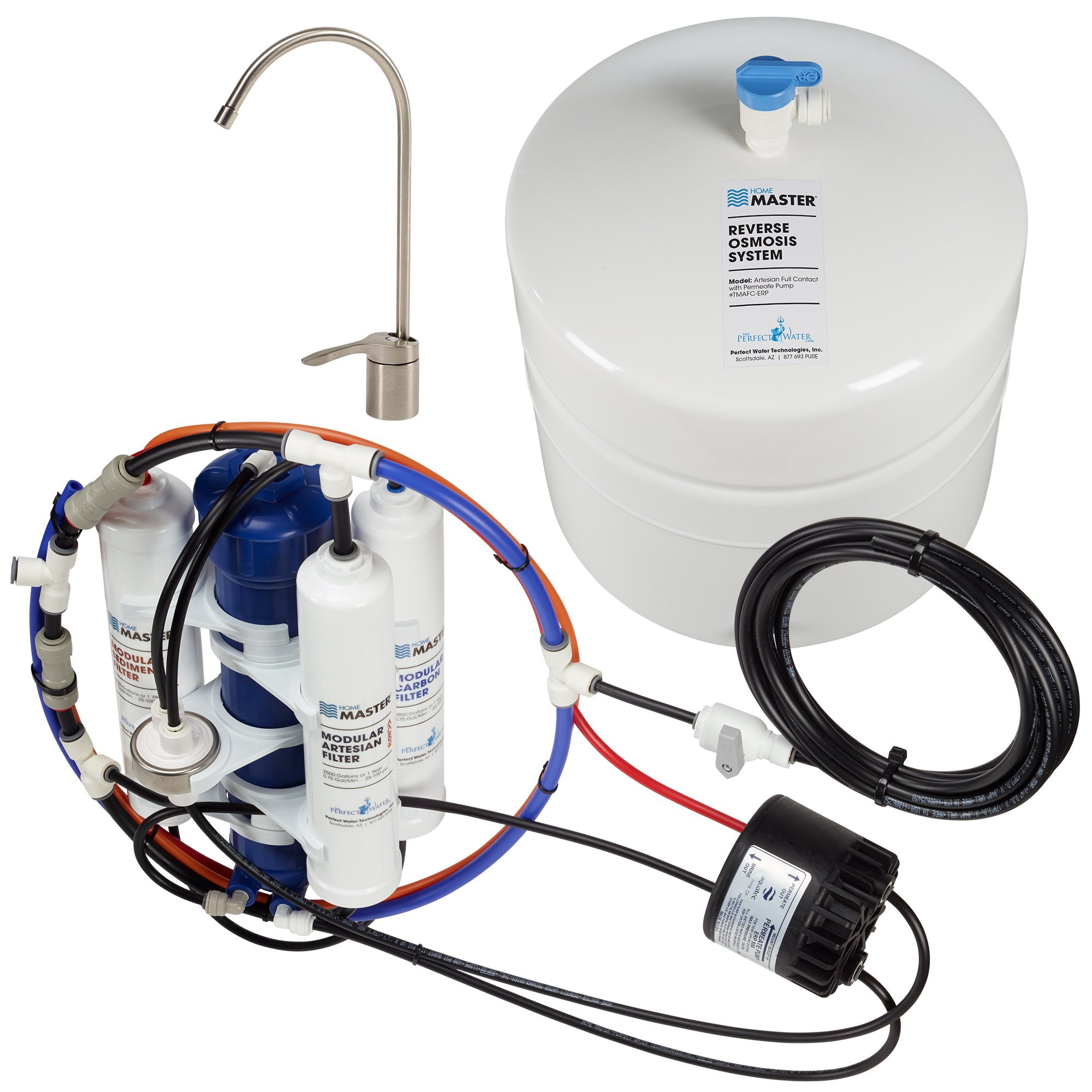 Unidad De Purificación De Agua Home Master Tmafc-erp-l Ro De 7 Etapas