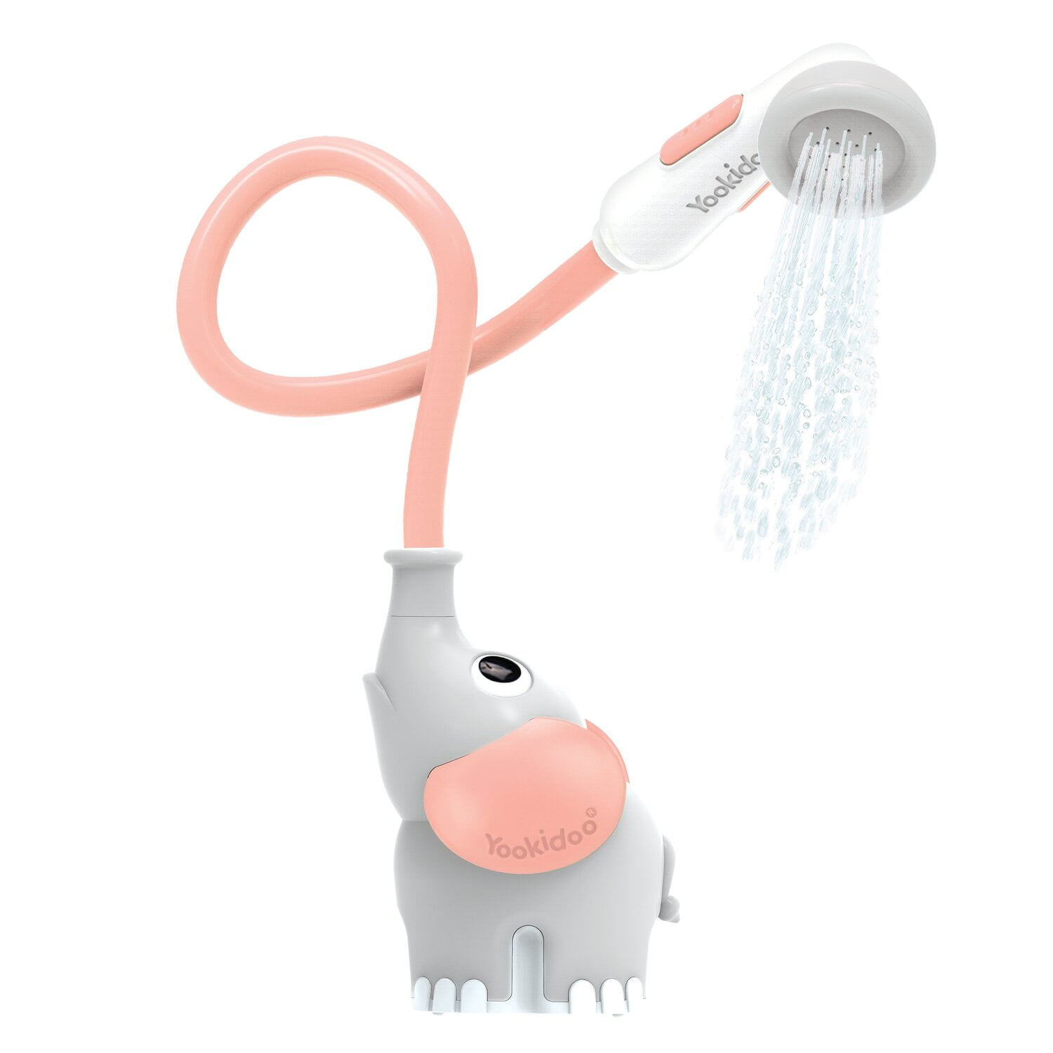 Juego De Baño Elefante Ducha Interactivo Rosado Infantil Bebé Niño Niña Tina Yookidoo