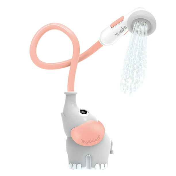 Juego de Baño Elefante Ducha Interactivo Rosado Infantil Bebé Niño Niña Tina Yookidoo