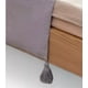 thumbnail image 1 of Piecera para cama 2 plaza - king en lino pompones 70x210 cm color gris claro, 1 of 3