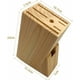 thumbnail image 4 of Bloc à couteaux en bois porte-couteau de comptoir organisateur de couteaux avec fente pour ciseaux pour porte-couteau de Cuisine, 4 of 5