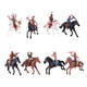 thumbnail image 4 of Juego de 8 Figuras de Vaquero Occidental, Modelo Indio de Equitación, Figuras de Acción, Juego de Figuritas para Niños, Caja de Arena, 4 of 5