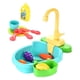 thumbnail image 4 of Play Sink Play House Pretend Role For Kitchen Role Play Parrots Blue, 4 of 5