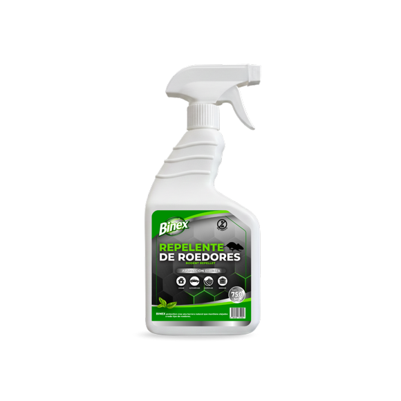Repelente Roedores 750CC Proteccion,No Toxico Lauchas, Ratones - Binex