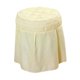 thumbnail image 5 of Salón De Belleza Cubierta De Silla Redonda Cubierta Elástica Para El Hogar Spa Dormitorio Crema Blanco, 5 of 5