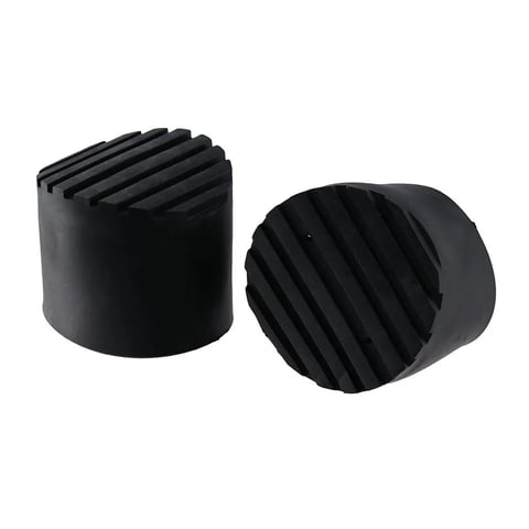 Magideal - Almohadilla Para Pies De Escalera Telescópica Cubierta De Goma Flexible Instale Fácilmente Piezas De Repuesto Negras Resistentes Para La Protección De 56 Cm