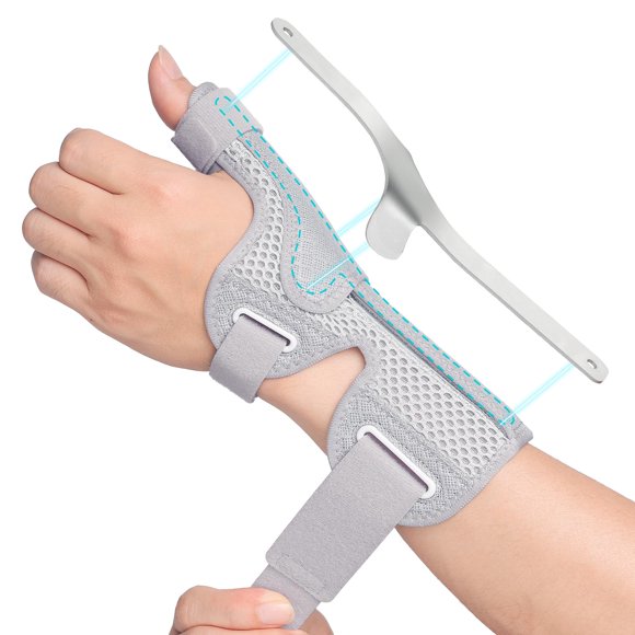 Férula estabilizadora de pulgar DrFinger L/XL gris