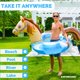 thumbnail image 2 of Anillo inflable para piscina Swimline Hobby Horse con purpurina, 170 x 94 x 79 cm, 2 of 4