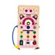 thumbnail image 1 of Tablero De Actividades De Madera Montessori, Juguete Sensorial Para Ni?os Y Ni?as De 1 A?o En Adelante, Color Rosa, 1 of 5