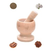 Genérico - Mortero De Mármol Moledor Hierba Mezcla Tritura