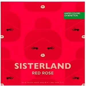 Benetton - Sisterland Red Rose Estuche Edt 80Ml+Locion 75Ml