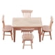 thumbnail image 1 of 1: 12 Mini Mesa Y Silla Para Casa De Muñecas, Muebles, Adorno De Escena De Vida, 1 of 3
