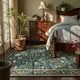 thumbnail image 3 of Alfombra Morebes Bohemia Floral 150 x 210 cm Azul Marino, 3 of 3
