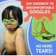 thumbnail image 2 of Gafas de natación Frogglez sin dolor para niños menores de 10 años, color azul, 2 of 6