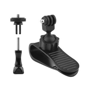 Magideal - Abrazaderas De Montaje Para Cámara De Montaje De Visera De Coche, Abrazadera De Teléfono De Soporte De Cámara De Acción Giratoria Antideslizante Para