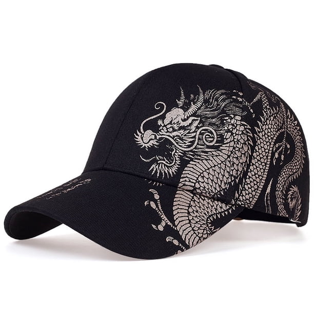 Men's Dragon Design Baseball Cap,3 Colors Available