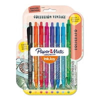 Set 8 Bolígrafos Inkjoy Paper Mate Colección Vintage Surtido