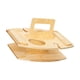 thumbnail image 5 of Mesa De Picnic Al Aire Libre, Mesa De Centro Con Soporte De Vidrio Para Acampar, Concierto, Piscina, Amarillo, 5 of 5