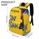 thumbnail image 3 of Cantando bajo la Lluvia-theme Backpack, Campus style schoolbag Bookbag with Adjustable Shoulder Straps And Large Zip Compartment, Unisex Travel Bags.42x30x15cm, 3 of 6