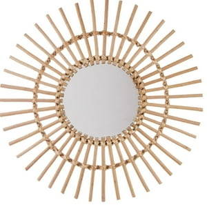 Atmosphera - Espejo Sol Jane Diám. 58 Cm Ratán