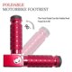 thumbnail image 3 of Estriberas traseras plegables para motocicleta JXPANG M8, rojas, plegables, 3 of 7