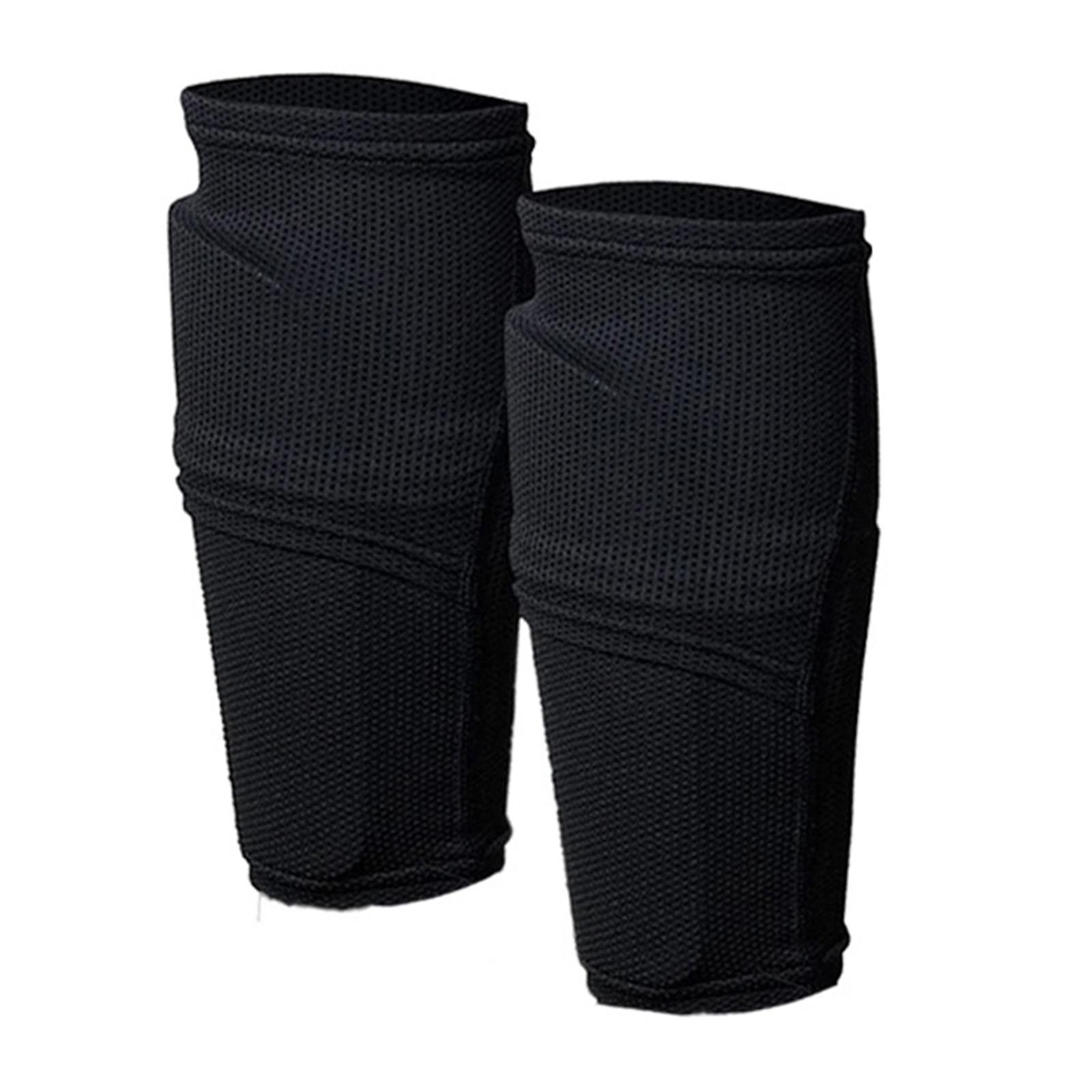 Ioensy - Calcetines De Espinillera De Fútbol, Almohadillas Cálidas De Brillo De Fútbol Para Correr, Patear La Pelota, Niños M