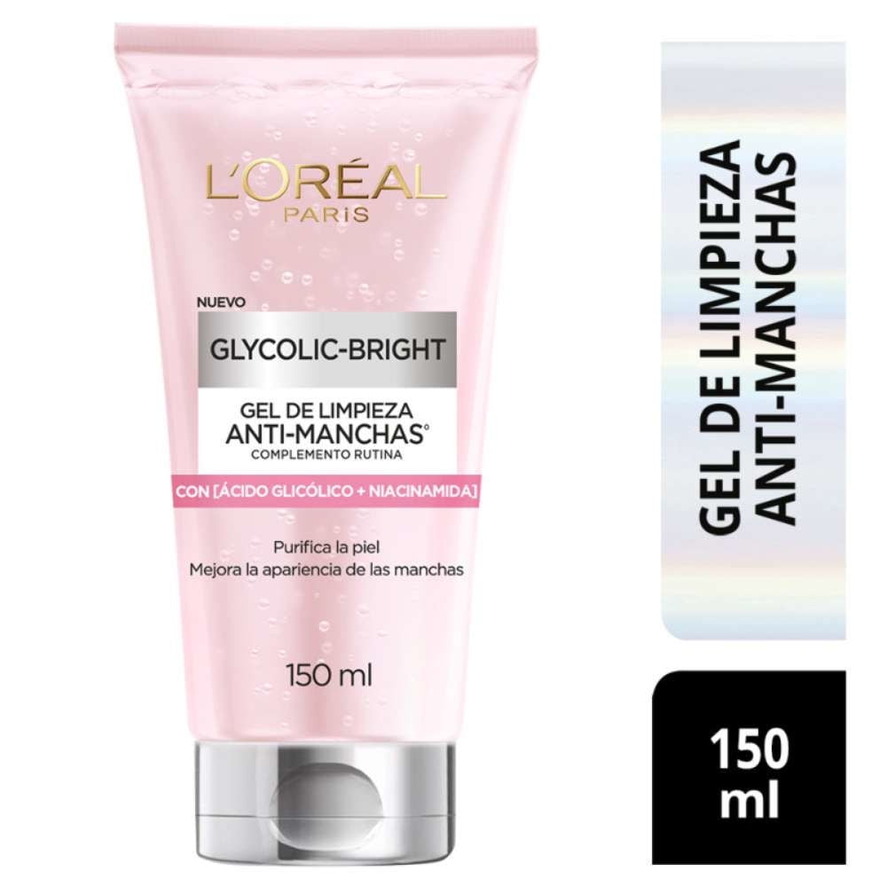 Gel De Limpieza Anti-manchas Glycolic-bright 150 ml L'Oreal Skin
