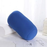 Xmhytop Almohada Cilíndrica Lavable, Extremadamente Cómoda, Soporte Cervical, Lumbar Y Dorsal, Separador Para Piernas, Ideal Para Columna Y Cuello Durante El Sueño (Azul)