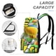 thumbnail image 4 of Yoshi-theme Backpack, Campus style schoolbag Bookbag with Adjustable Shoulder Straps And Large Zip Compartment, Unisex Travel Bags.42x30x15cm, 4 of 6