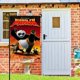 thumbnail image 2 of Kung Fu Panda -bandera de jardín temática. Regalo perfecto para fans, amigos y familiares, ideal para actividades al aire libre y decoración de fiestas.45CM*100CM, 2 of 5