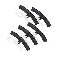 Magideal - 5 Protectores De Llanta, Cambiador De Neumáticos, Protector De Llanta, Protector De Fijación, Fácil Instalación, Herramienta De Extracción De Neumátic Negro