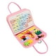 thumbnail image 3 of Ocupado Tablero Montessori Juguete Tablero Sensorial Para Ni?as Ni?os Bebé 1 2 3 4 A?os Rosa Estilo B, 3 of 4