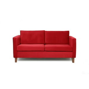 Barra Design - Sofá Mila 3C Felpa Rojo