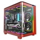 thumbnail image 2 of Gabinete para PC Montech King 95 de doble cámara, torre media, rojo, 2 of 9