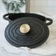 thumbnail image 1 of Cocotte Black Matte Ø24cm Oval La Creole®, 1 of 3