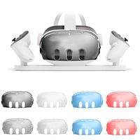 Funda Protectora Aaronmei Meta Quest 3 Transparente-Negro