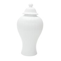 Bothyi - Tarro De Jengibre De Cerámica Arreglo Floral Decoración De Maceta Tarro De Porcelana Con Tapa