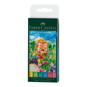 Faber Castell - Rotuladores Pitt Artist Faber-Castell X6 Uds. Primavera
