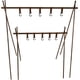 thumbnail image 2 of Trípode portátil para colgar utensilios de cocina, estante colgante plegable, estante colgante para acampar, soporte para colgar utensilios de cocina portátil, organizador de almacenamiento con gancho, 2 of 6