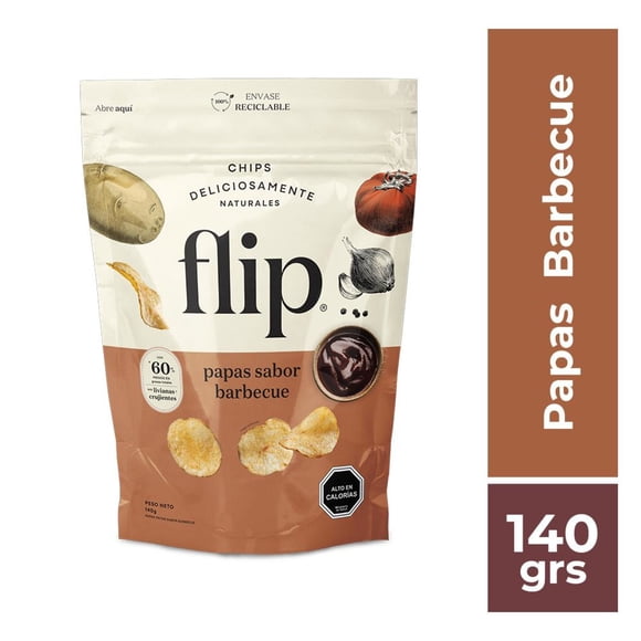 Papas Fritas Chips Barbecue, 140 g