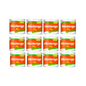 Pack 12 Rollos Toalla De Papel Abolengo Xl 100 M Doble Hoja