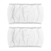 Magideal - 2 Piezas Cubiertas De Jaulas De Pájaros Protectores De Cajas De Aves Portables Faldas De Jaula De Pájaros Ligeros Portátiles Nets Aireados Para Loros S